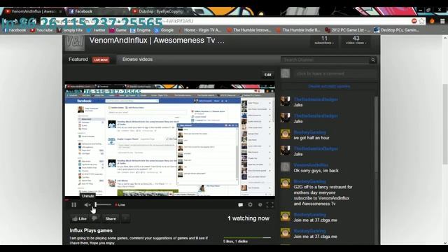 Influx's First Stream смотреть онлайн