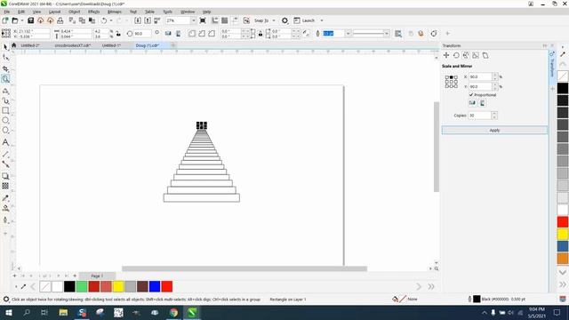Corel Draw Tips & Tricks Scale an Object from the Transform Docker смотреть онлайн