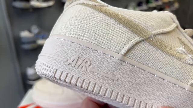 Nike Air Force 1 Low Stussy Fossil смотреть онлайн
