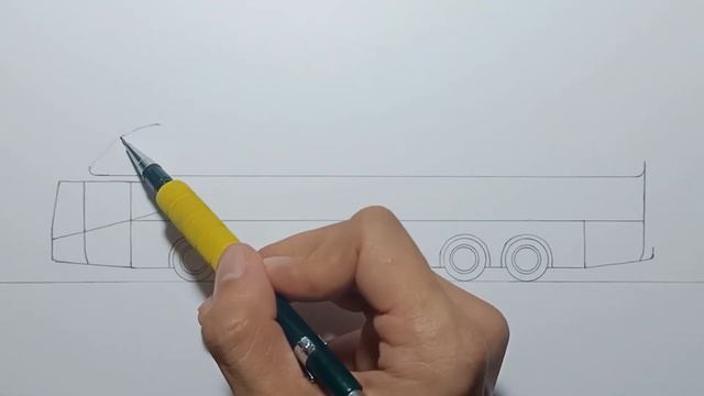 How to draw a BUS смотреть онлайн