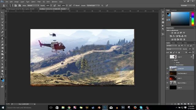 GTA 5 Funny Moments Thumbnail Speedart (Photoshop CS6 Speedart) смотреть онлайн