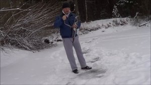 Нашел СОВЕТСКИЙ САМОДЕЛЬНЫЙ ЛЕДОБУР. Тестирую на льду.