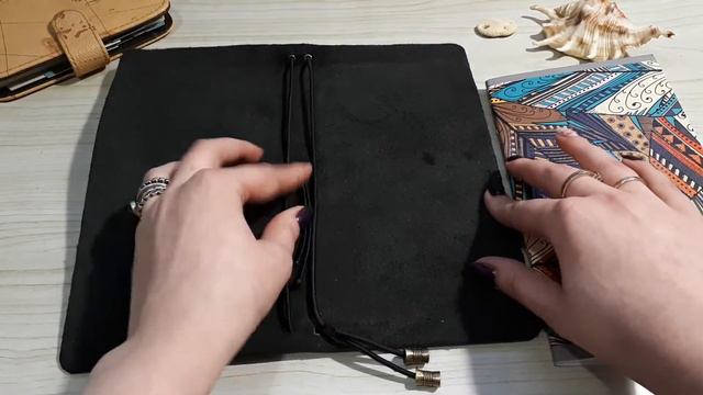 Мой traveler's notebook в стиле midori/ #хочунаморе /DIY. смотреть онлайн