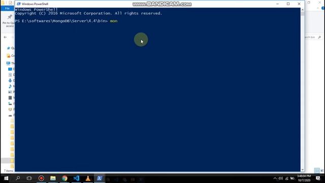 Mongod error in powershell in window solution in hindi смотреть онлайн