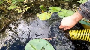 4. Чистка и углубление берега. Изготовили 2 вариант. Эжектор своими руками.