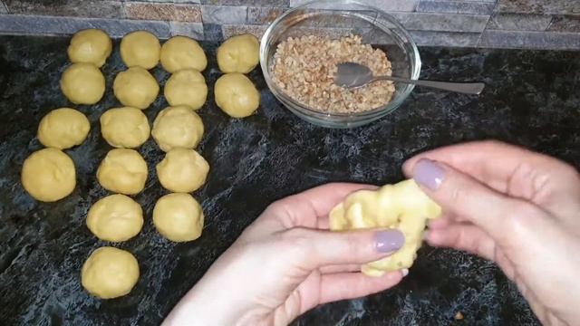 Печенье с грецкими орехами и рахат лукумом смотреть онлайн