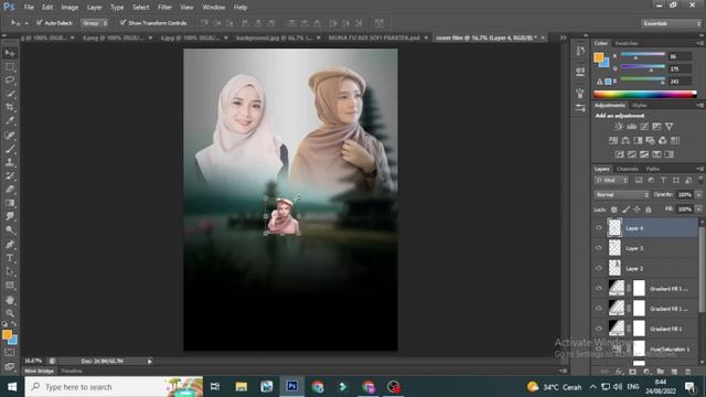 CARA MUDAH BIKIN COVER FILM DI ADOBE PHOTOSHOP CS6. смотреть онлайн