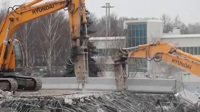 Работа гидромолота | Аренда гидромолота в Москве — пример работы смотреть онлайн