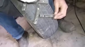 Шины елочка на мотоблок