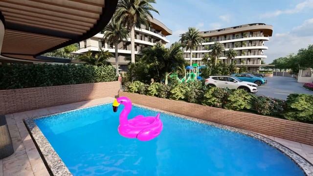 Грандиозный проект RIVER PANORAMA в районе Оба, Аланья. смотреть онлайн