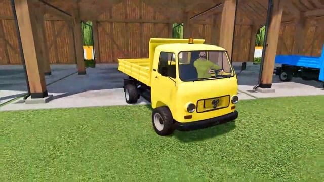 TRANSPORTING BEETLE & JEEP 4X4 CARS WITH MACK TRUCK - Farming Simulator 22 смотреть онлайн