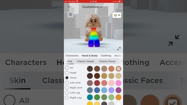Как сделать маленький скин в роблокс беспла одна вещь стоит 56 роблоксов кому помогла лайк подписка смотреть онлайн