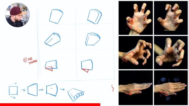 How To Draw Hands - 10 min Tutorial смотреть онлайн