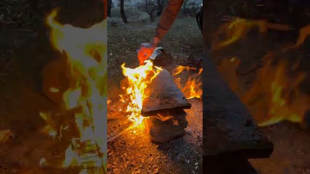 Стейки на камнях в Дагестане