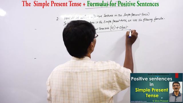 Formulas for Positive Sentences in The Simple Present Tense | Telugu смотреть онлайн