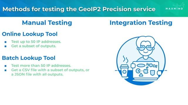 GeoIP2® Precision Web Services: Introduction to Testing смотреть онлайн