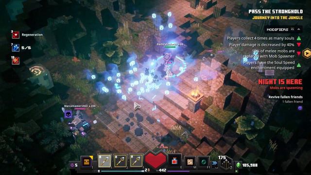 Multi Lightning Rod Co-Op is MEGA FUN! 🗲 Minecraft Dungeons смотреть онлайн