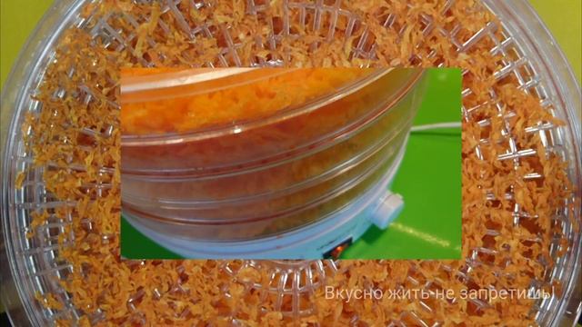 СУШЁНАЯ МОРКОВЬ в электросушилке Dried carrots as a natural seasoning смотреть онлайн