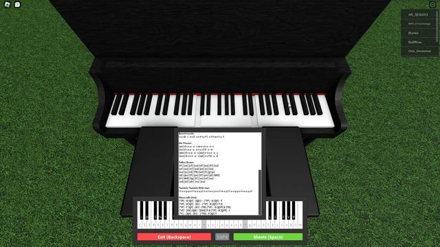1st Part of Fallen Down in Roblox Piano. [Undertale Song - Roblox] смотреть онлайн