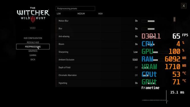 GeForce GTX 1060 6GB -- Intel Core i5-11600K -- The Witcher 3 Wild Hunt FPS Test i5-11600KF смотреть онлайн