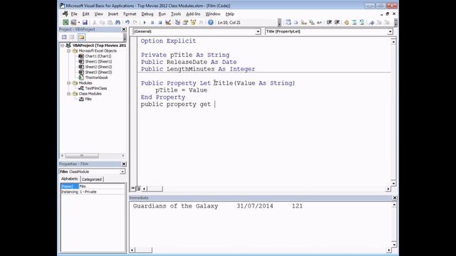 Excel VBA Introduction Part 35 - Class Modules смотреть онлайн