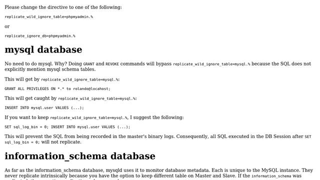 Databases: Mysql replication and ignore tables (2 Solutions!!) смотреть онлайн