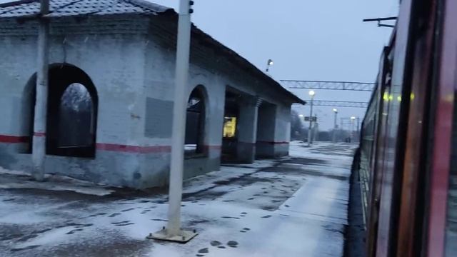 Модернизированный эл-поезд ЭД4М, Участок Бирюлёво-пассажирское - Расторгуево (Павелецкое напр.) смотреть онлайн