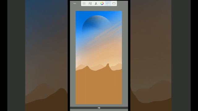 Autodesk Sketchbook Tutorial For Beginners - Fantasy Landscape / Digital Art For Beginners / Androi смотреть онлайн