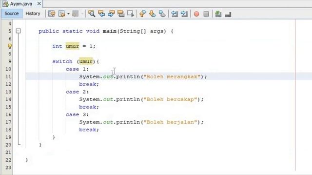 [Bahasa Melayu] Tutorial Java- 10 - Switch Statement смотреть онлайн