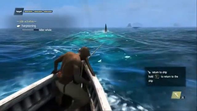 Assassin's Creed 4 All Harpooning Activities Except The White Whale смотреть онлайн
