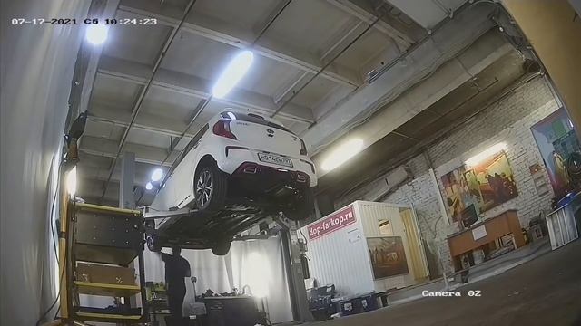 Установка защиты на KIA Picanto 2021 год. MOTODOR, арт. 71012 смотреть онлайн