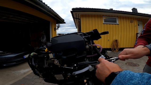 2022 Mercury 10 Hp MRC Four-stroke 2022 Modell  (15 - 20) Installation Of Remote Control Mercury