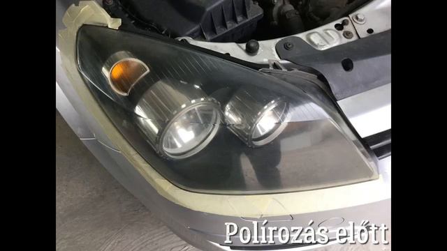 Opel Astra H fényszóró polírozás смотреть онлайн
