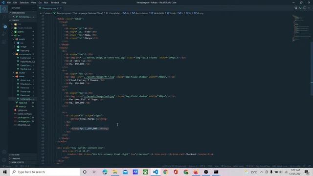 Tugas PBW Penjelasan Hasil Membuat WebSite Toko Dengan Framework Vue js смотреть онлайн