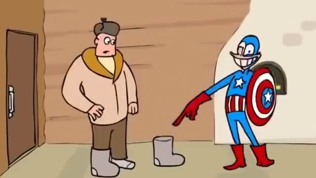 Русский богатырь против Капитан Америка смотреть онлайн