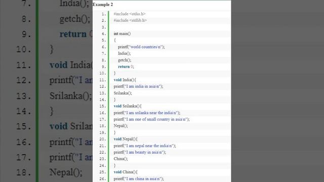 nested functions in C смотреть онлайн