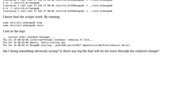 DevOps & SysAdmins: mongoDB - Linux Service Startup/Shutdown is Failing (possible unclean shutdown) смотреть онлайн