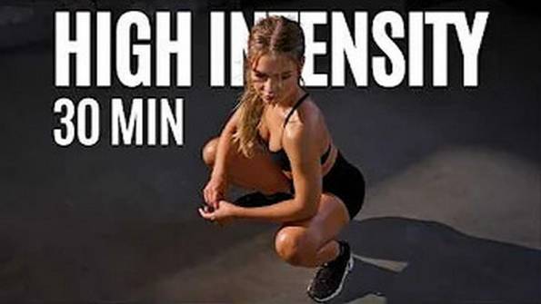 УБИЙСТВЕННАЯ кардиотренировка, HIIT тренировка, без оборудования, Домашняя тренировка30-МИНУТНАЯ . смотреть онлайн