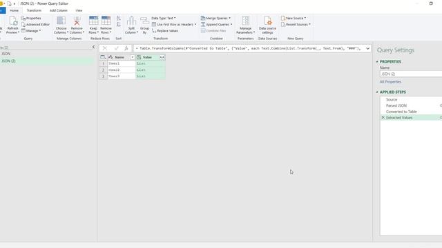 Power Query - parsing JSON data смотреть онлайн