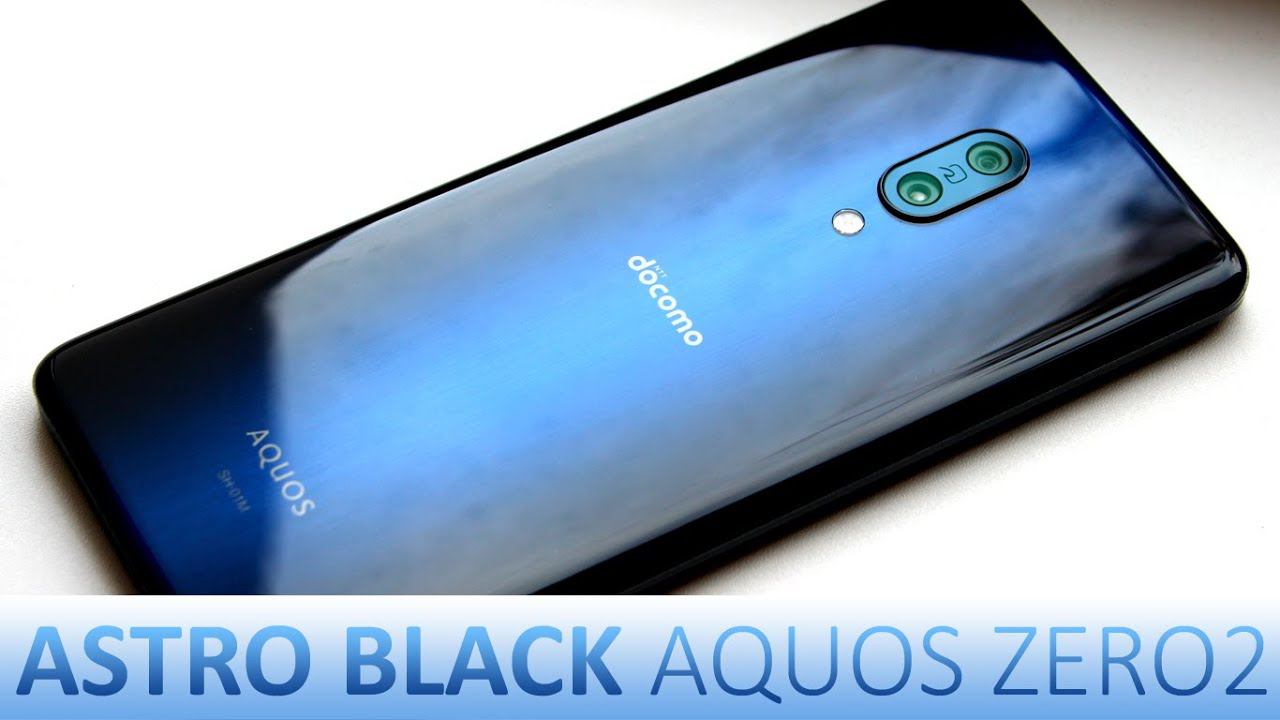 Цвет "Astro Black" Sharp AQUOS zero2 смотреть онлайн