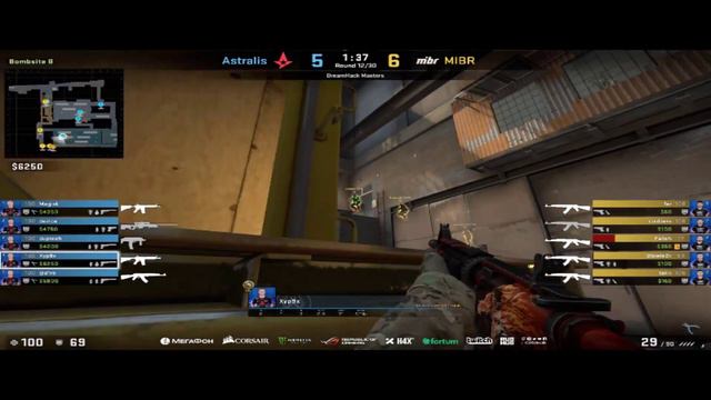 DreamHack MASTERS - MiBR vs. Astralis by sl4m & Strike смотреть онлайн