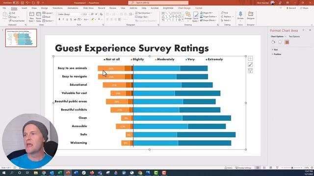 How to Make a Diverging Stacked Bar Chart in PowerPoint ? [PPT CHARTS!] смотреть онлайн