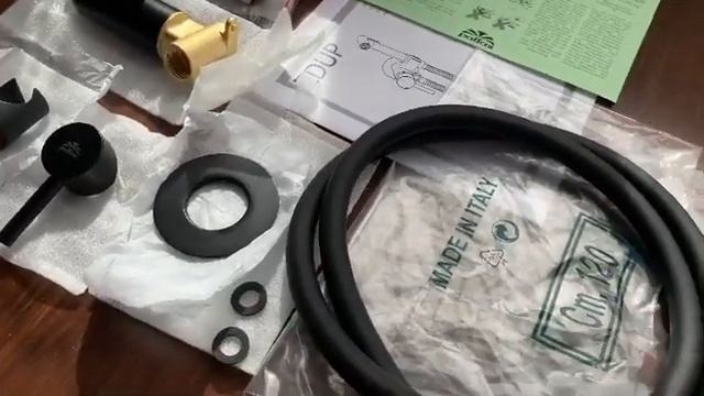 Гігієнічний душ Paffoni Tweet Round Mix, чорний матовий (ZDUP110NO) смотреть онлайн