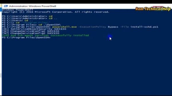How to Install OpenSSH on windows server 2016 | 2019 and open ssh port 22 in windows firewall