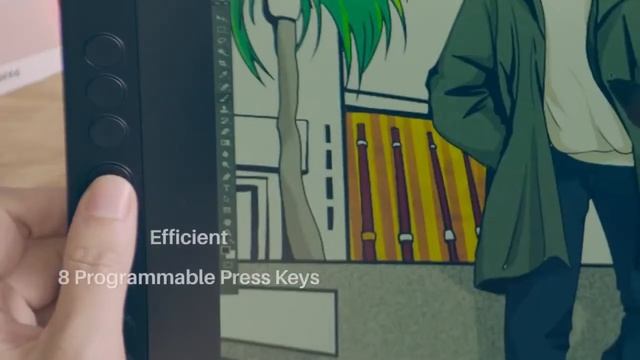 HUION Kamvas 13 Black Graphic Drawing Tablet Monitor смотреть онлайн