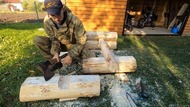 Скамейка из дров смотреть онлайн