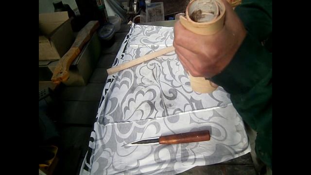 Простые ножны из бересты своими руками смотреть онлайн