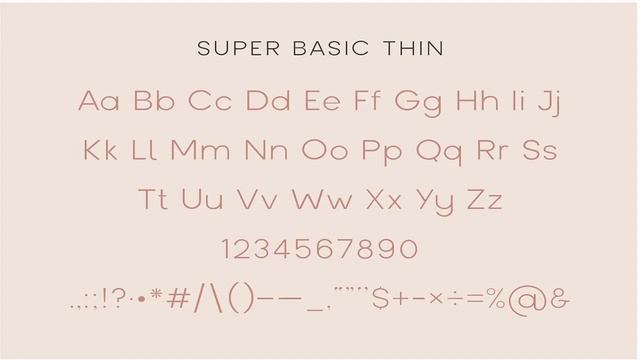 Super Basic A Modern San Serif Font Free Download смотреть онлайн