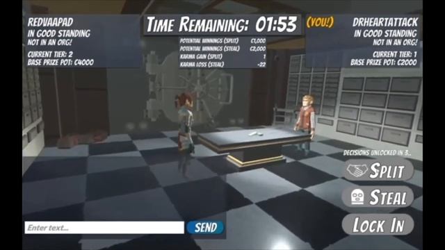 Split Or Steal Game Play Part 1 смотреть онлайн