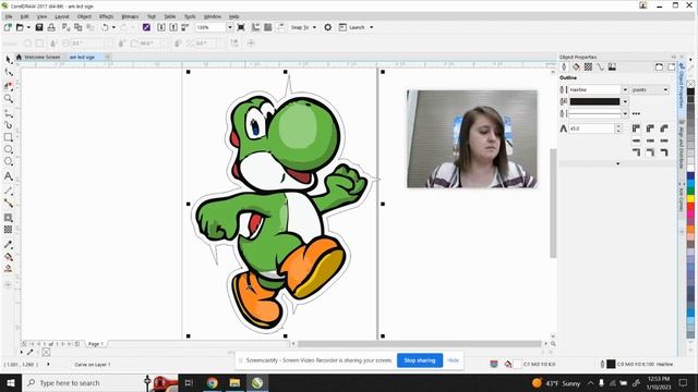 Creating Unique Outlines in CorelDraw смотреть онлайн